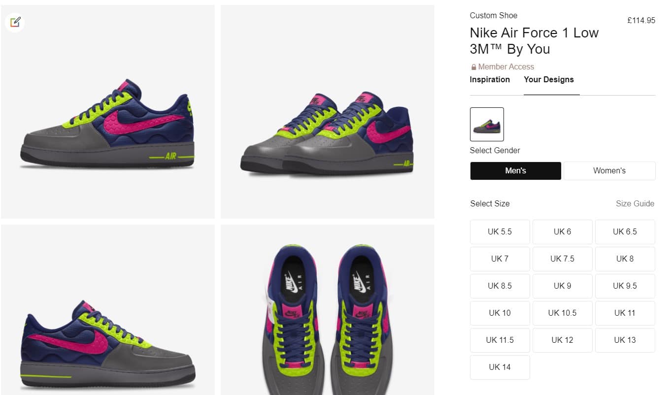 Nike By You - Your Own Sneakers Grailify