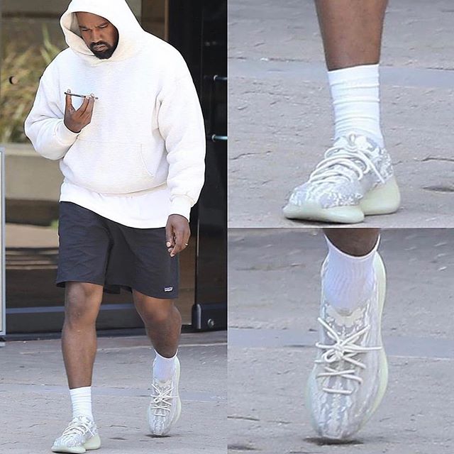 Spotted: Kanye West and Yeezy Boost 350 V3 Alien | Grailify