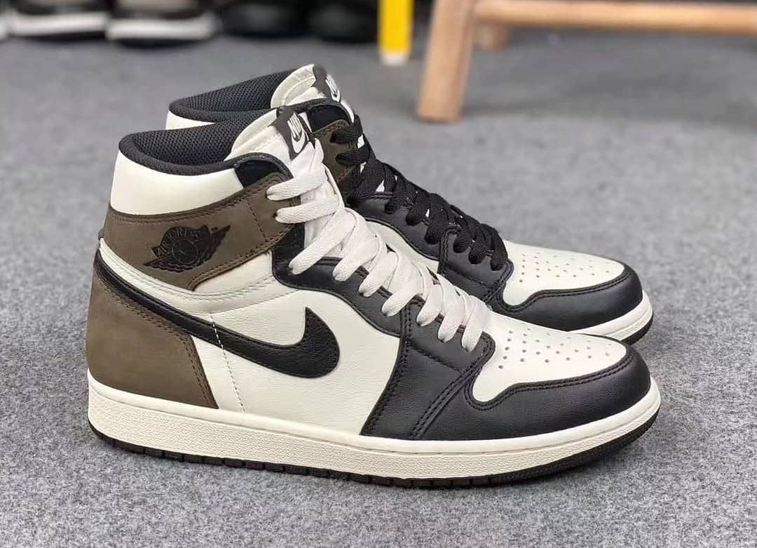 New Air JORDAN 1 Basketball Shoes AJ1 Pass The Torch Dark Mocha