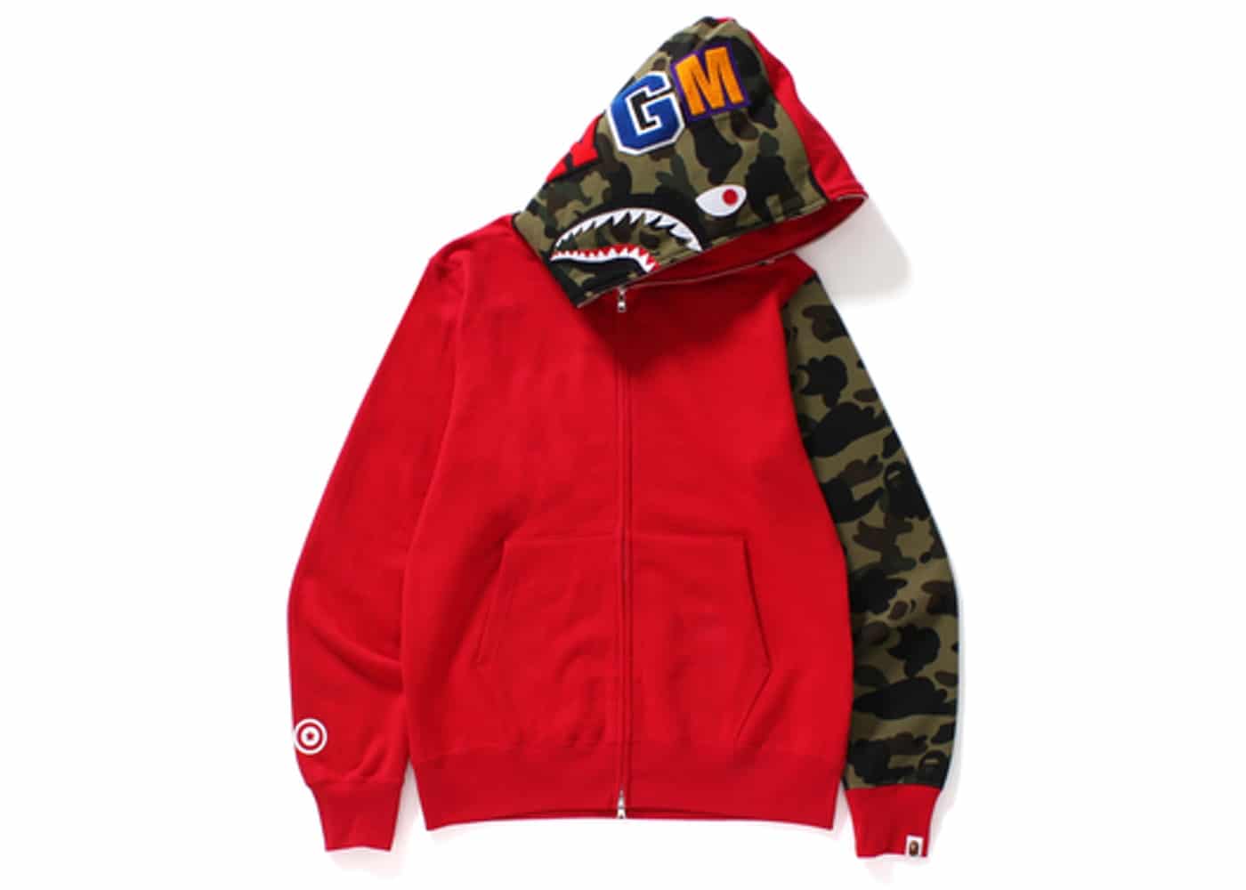 Худи Bape Shark Red