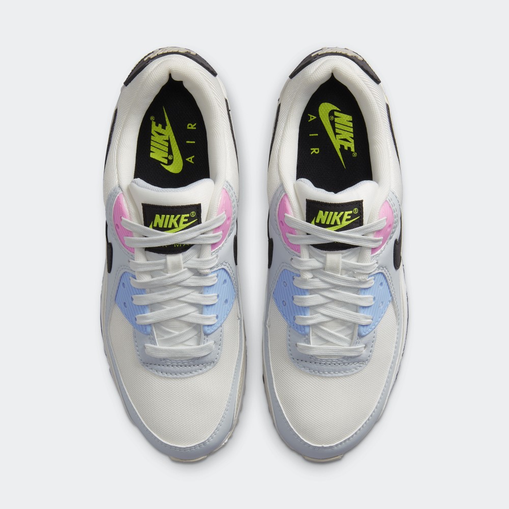 Nike air max 90 pink and blue best sale