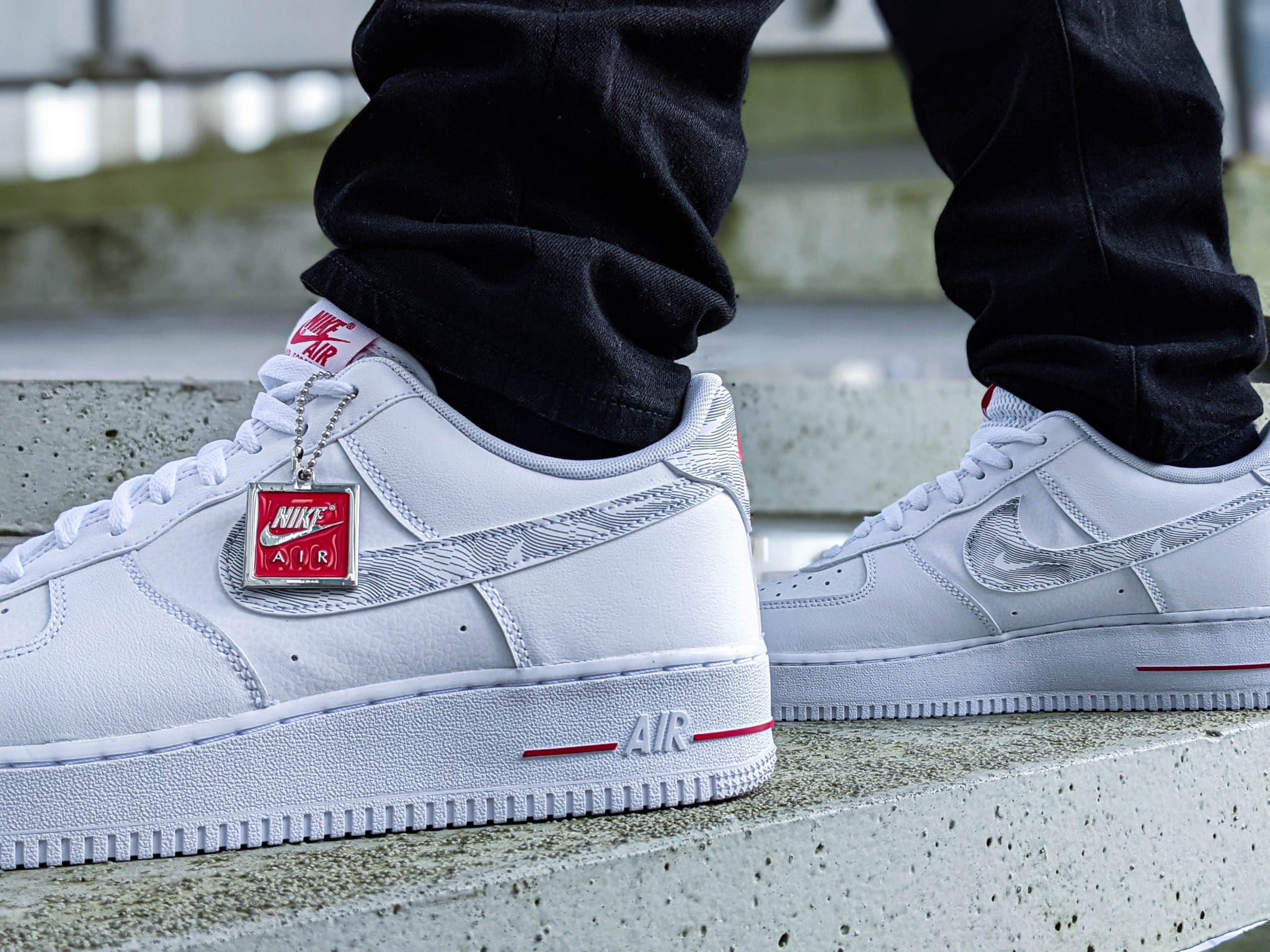 Nike air clearance force 1 echtleder