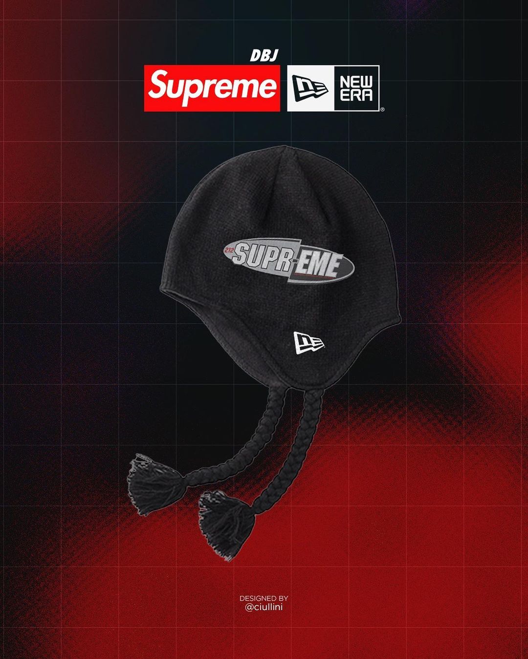 New Era Split Beanie - fall winter 2022 - Supreme