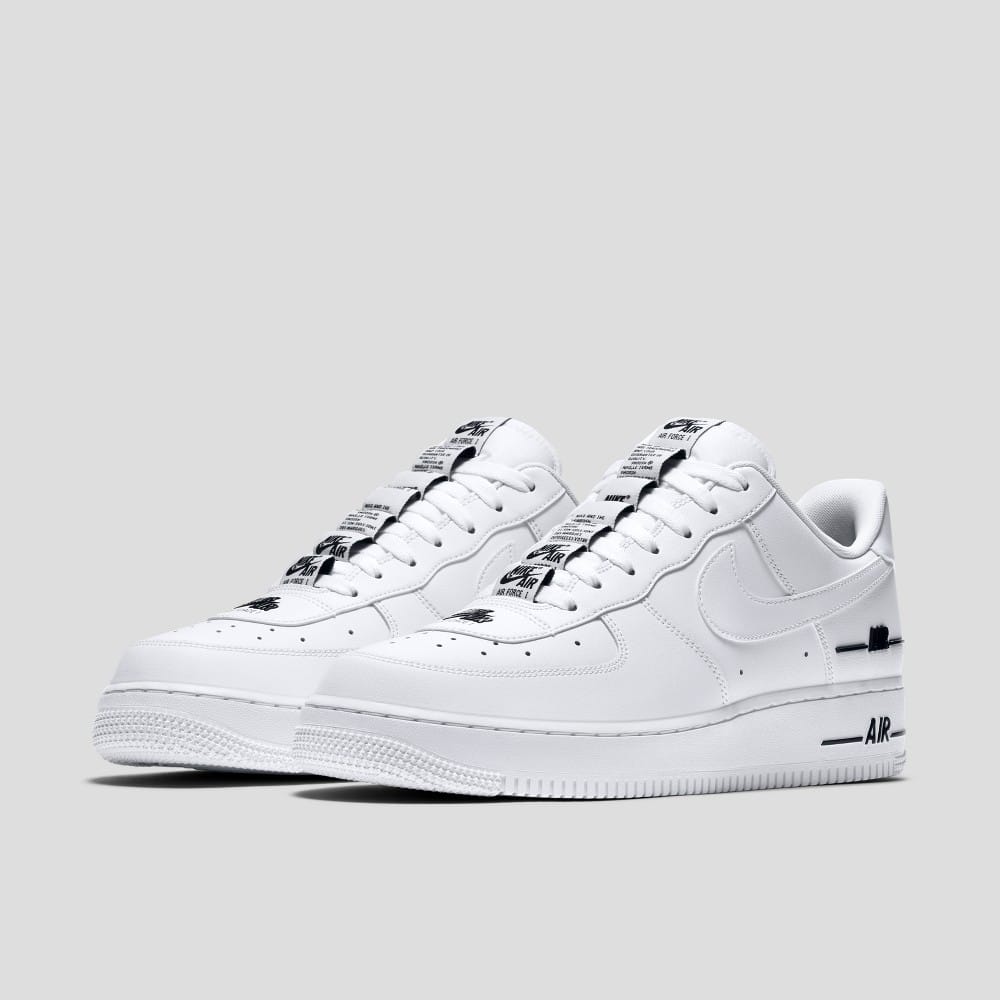 Nike air force store 1 black writing