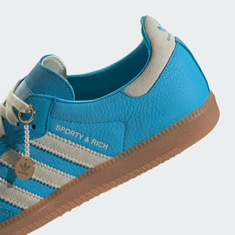 Sporty & Rich x adidas Samba OG "Blue Rush" | IE6975