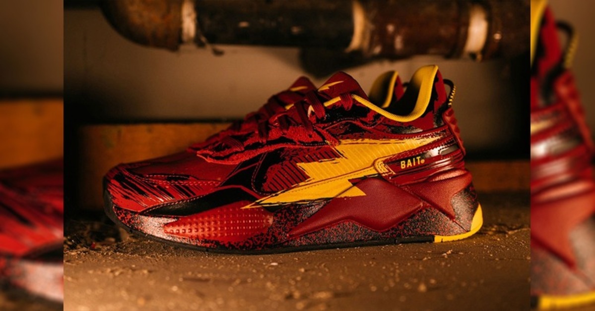 BAIT and PUMA Present the Exclusive RS-X "The Flash" Inspired by DC Comics' Movie Hero BAIT and PUMA Present the Exclusive RS-X "The Flash" Inspired by DC Comics' Movie Hero