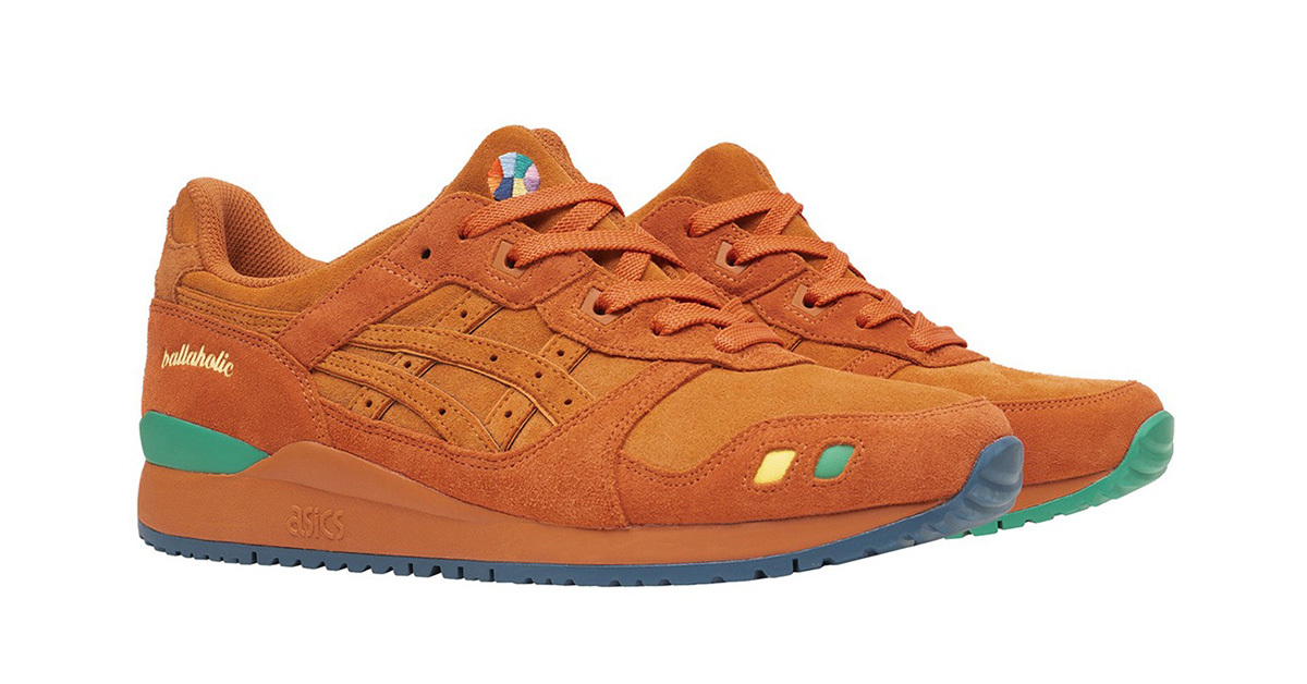 Der ballaholic x ASICS GEL-LYTE III „Ball On Journey“ ist ein Sneaker für echte Streetball-Liebhaber