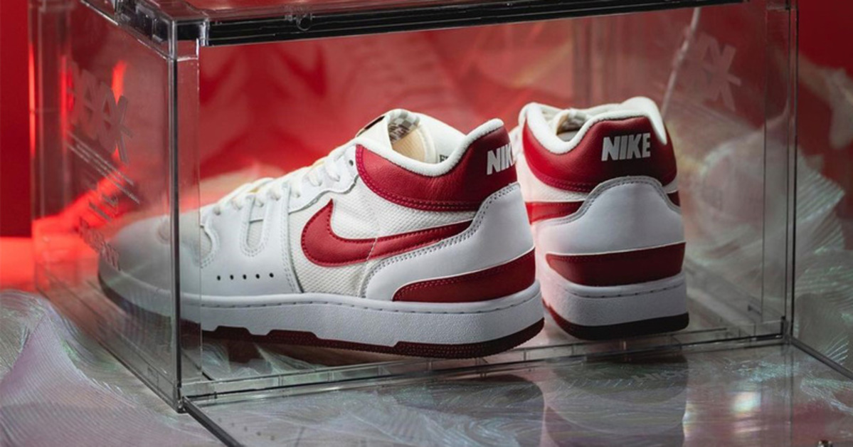 Red Accents on the Nike Mac Attack "Red Crush Red Accents on the Nike Mac Attack "Red Crush