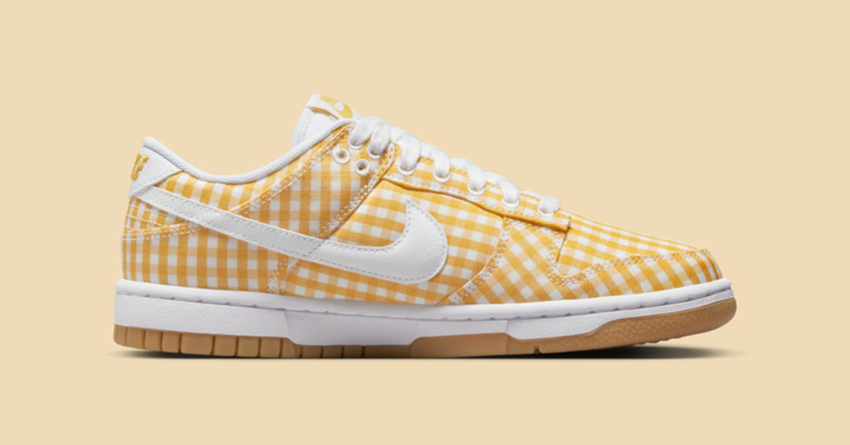 Your summer will be even better with the Nike Dunk Low "Yellow Gingham" Your summer will be even better with the Nike Dunk Low "Yellow Gingham"