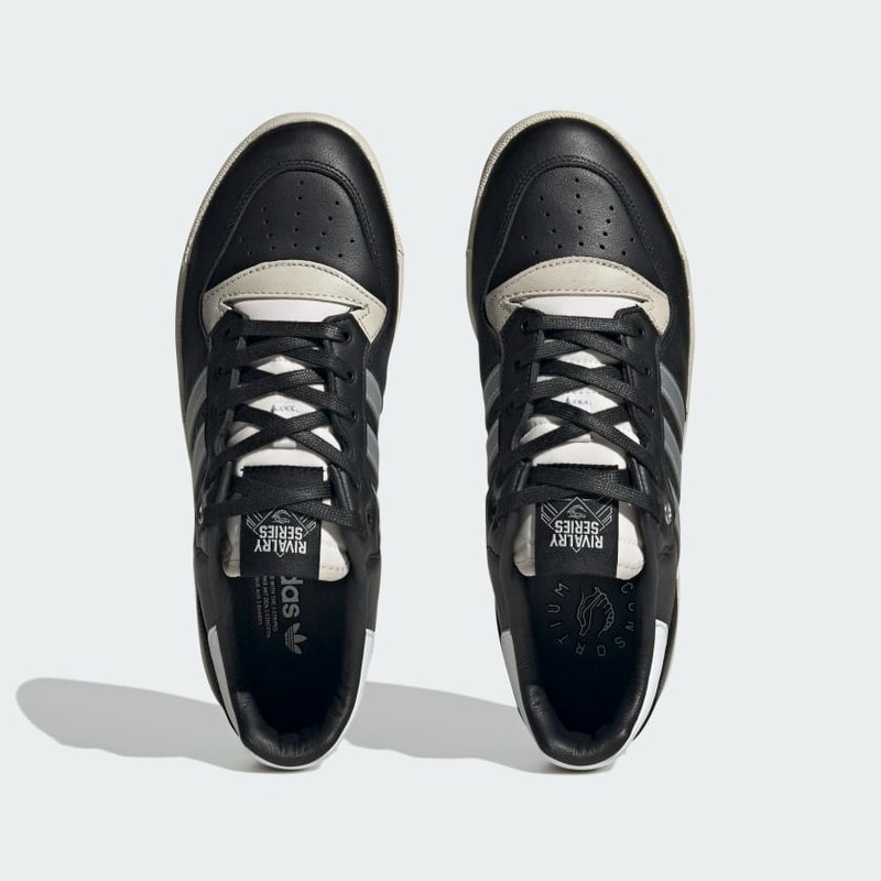 adidas Consortium Rivalry Low "Black Silver Metallic" | ID7389