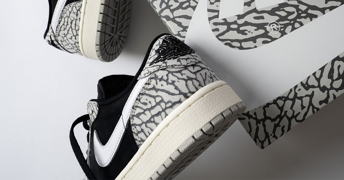Air Jordan 1 Low OG Black Cement