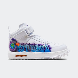 Off-White x Nike Air Force 1 Mid "Graffiti" | DR0500-100 Off-White x Nike Air Force 1 Mid "Graffiti" | DR0500-100
