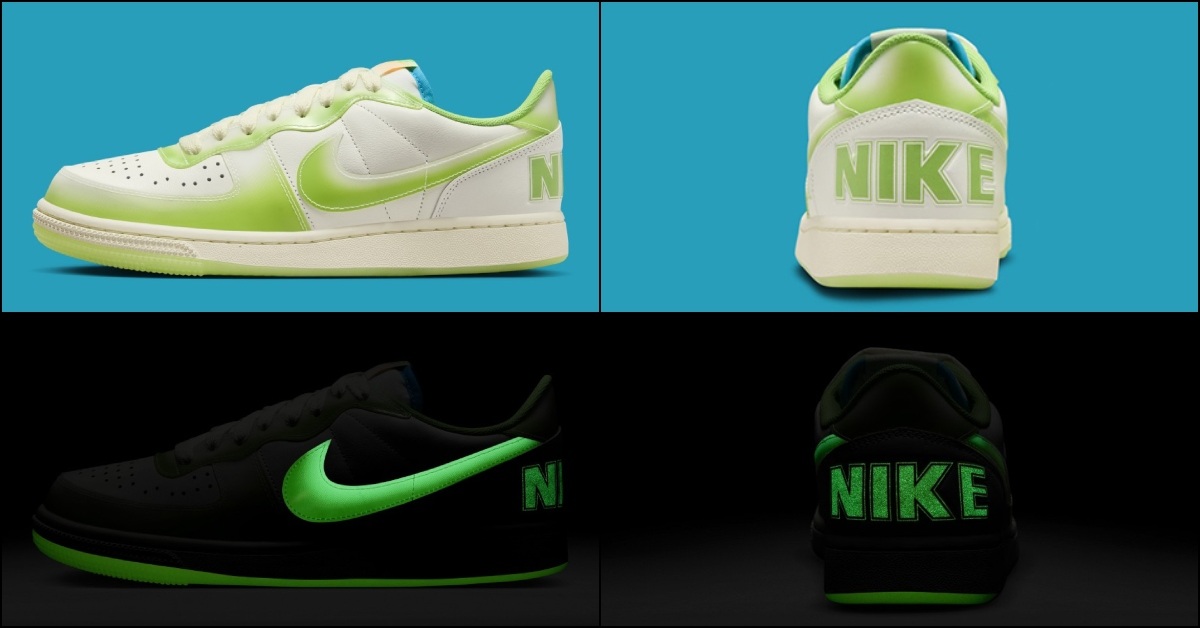 Leuchtende Details verwandeln den Nike Terminator Low „Sofvi“ im Dunkeln Leuchtende Details verwandeln den Nike Terminator Low „Sofvi“ im Dunkeln