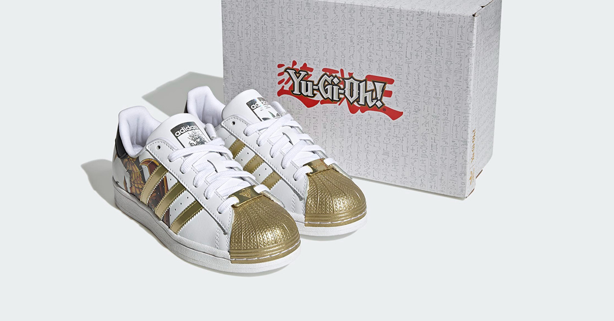 Yu-Gi-Oh! und adidas erweitern ihre Sneaker-Kollektionen um den Superstar Winged Dragon of Ra" Yu-Gi-Oh! und adidas erweitern ihre Sneaker-Kollektionen um den Superstar Winged Dragon of Ra"