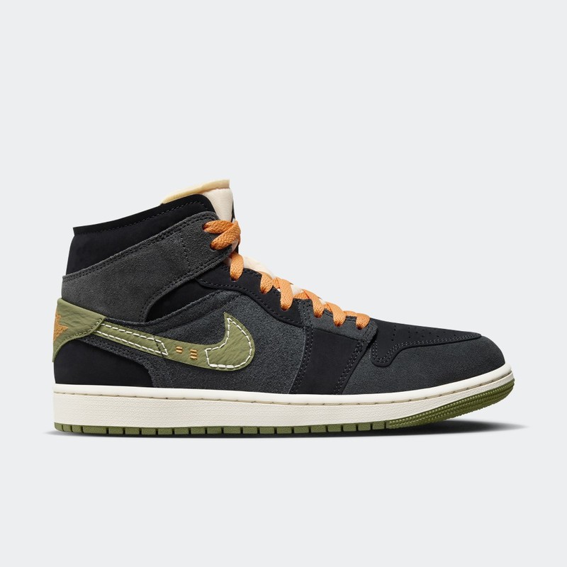 Air Jordan 1 Mid SE Craft "Anthracite" | FD6817-003