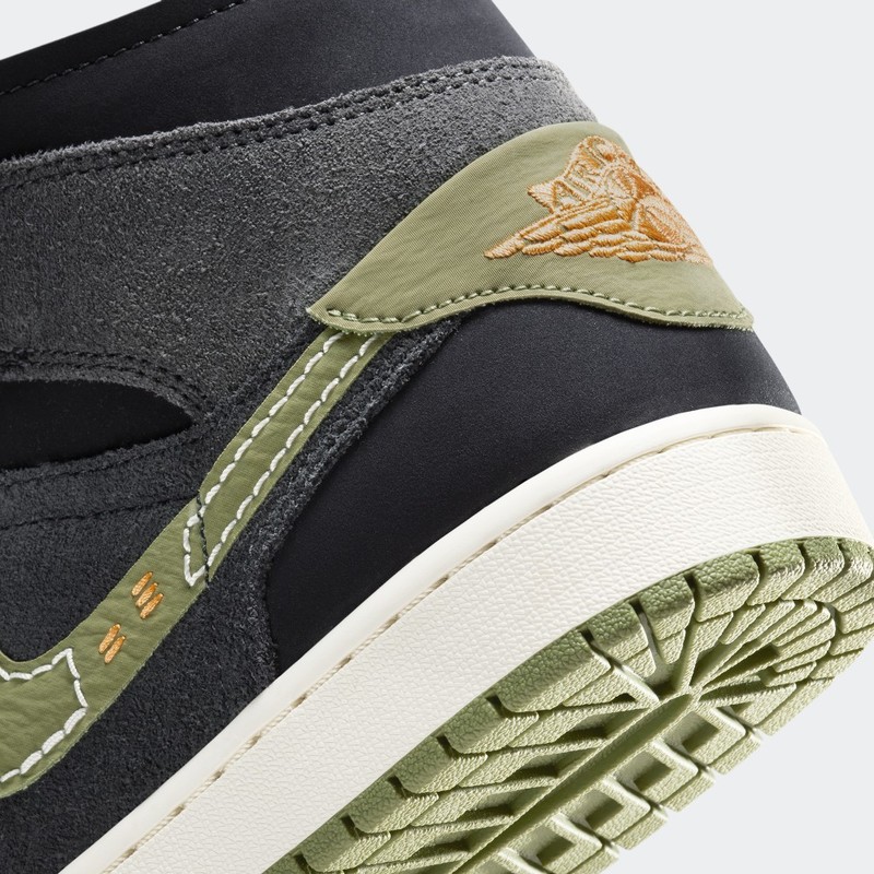Air Jordan 1 Mid SE Craft "Anthracite" | FD6817-003