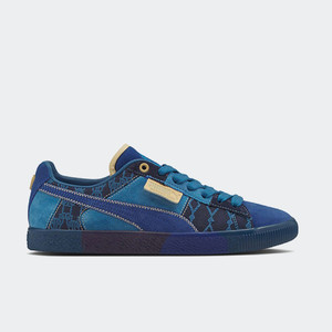 Dapper Dan x Puma Clyde "Pre-Game Runway Blue" | 392082-01 Dapper Dan x Puma Clyde "Pre-Game Runway Blue" | 392082-01