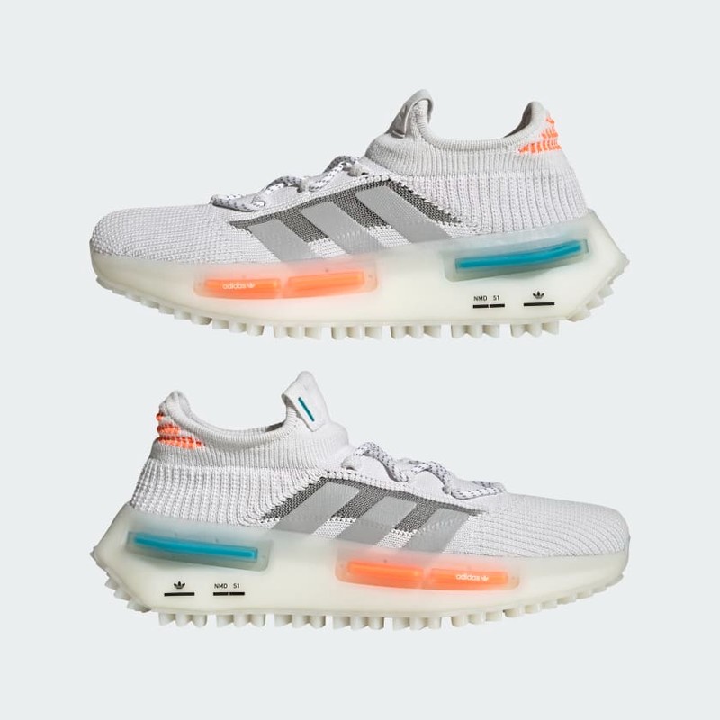 adidas NMD S1 "White Orange Teal" | FZ5707