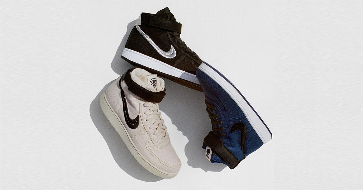 First Look: Stüssy X Nike Vandal High First Look: Stüssy X Nike Vandal High