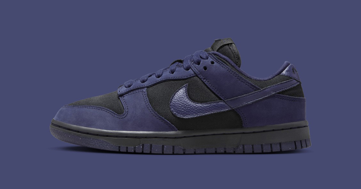 Mystisch und düster kommt der Nike Dunk Low „Purple Ink“ exklusiv für Frauen daher
