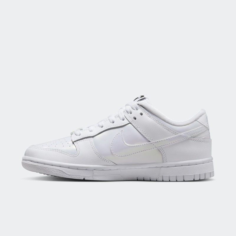 Nike Dunk Low “Just Do It - White Iridescent” | FD8683-100