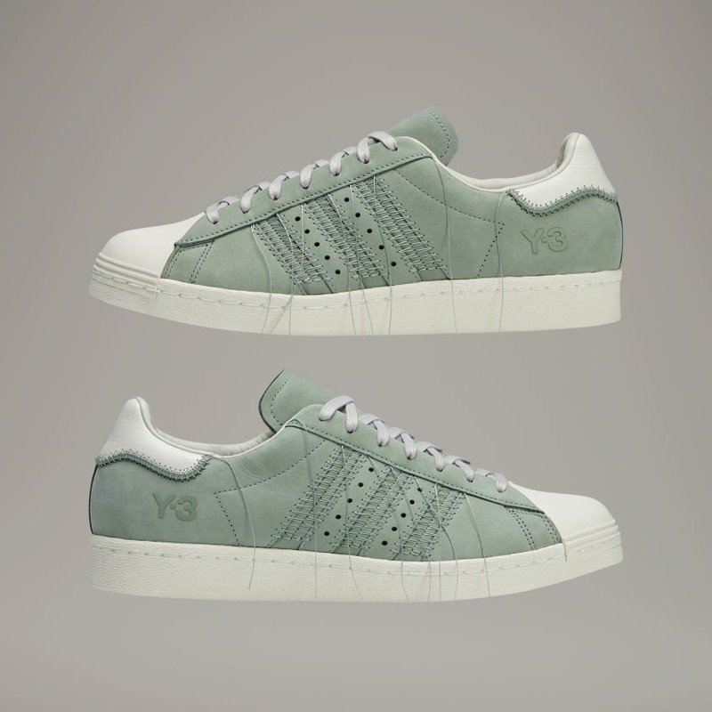 adidas Y-3 Superstar "Silver Green" | IG0801