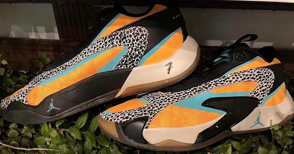 Der Jordan Luka 2 „Safari“ bringt Animal-Prints und Farbakzente auf den Court