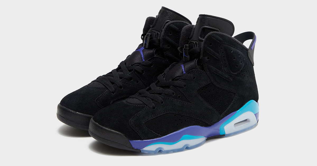 Mit dem Air Jordan 6 „Aqua“ ehrt die Marke den All-Star Release von 1993 Mit dem Air Jordan 6 „Aqua“ ehrt die Marke den All-Star Release von 1993
