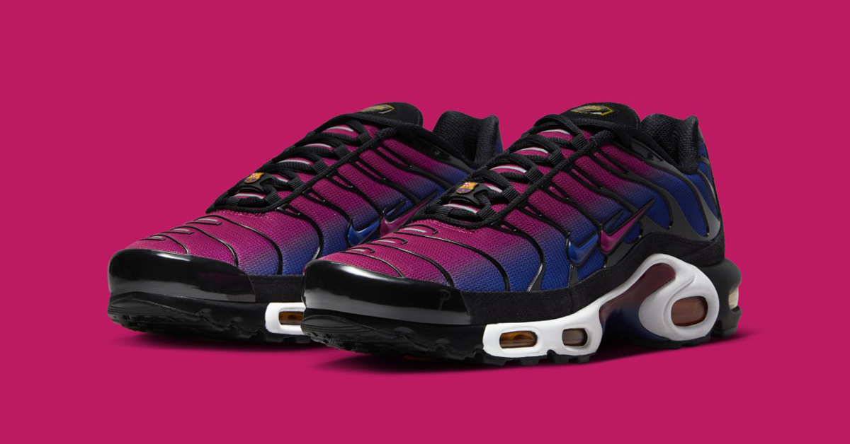 Patta, FC Barcelona und Nike präsentieren den einzigartigen Air Max Plus Patta, FC Barcelona und Nike präsentieren den einzigartigen Air Max Plus