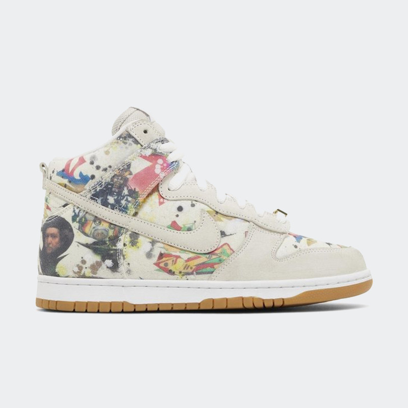 Supreme x Nike SB Dunk High "Rammellzee" | FD8779-100