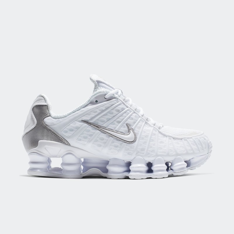 Nike Shox TL "Metallic White" | AR3566-100