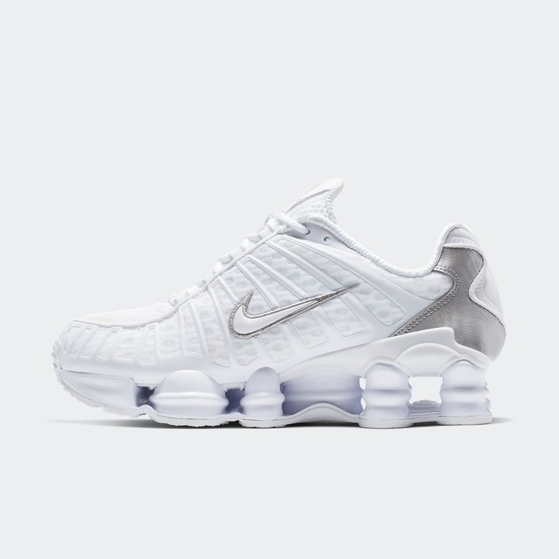 Nike Shox TL "Metallic White" | AR3566-100