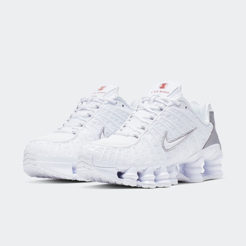 Nike Shox TL "Metallic White" | AR3566-100