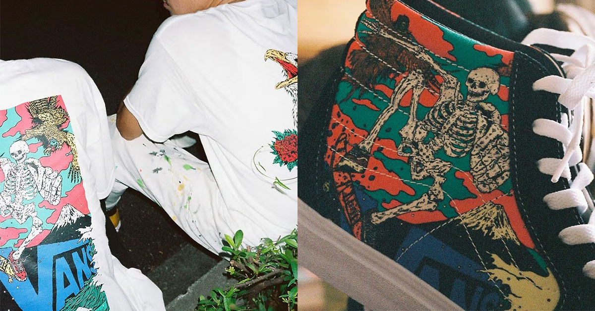 Japanischer Holzschnitt trifft auf Punkrock-Grafiken in dieser einzigartigen Vans x HIROTTON Kollektion Japanischer Holzschnitt trifft auf Punkrock-Grafiken in dieser einzigartigen Vans x HIROTTON Kollektion