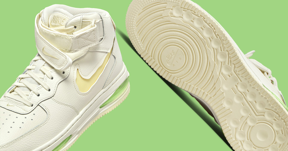 Nike macht die Dämpfung im Air Force 1 Mid Evo Remastered sichtbar