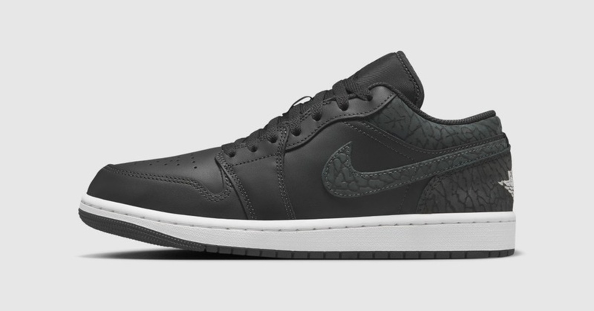 The Iconic Elephant Print Returns with the Air Jordan 1 Low "Black Elephant" The Iconic Elephant Print Returns with the Air Jordan 1 Low "Black Elephant"