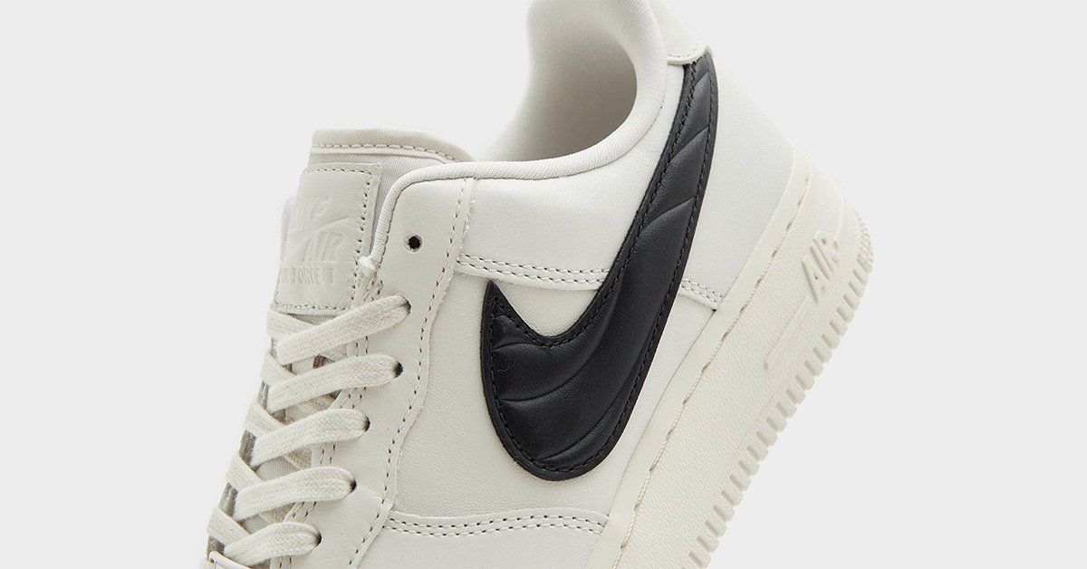 Wasserabweisend und stylish ist der neue Nike Air Force 1 Low WP mit gesteppten Swooshes