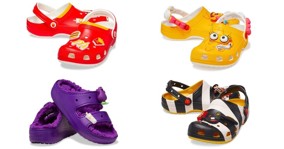 McDonald's and Crocs' Exclusive Fast Food Footwear collection Arrives in November 2023 McDonald's and Crocs' Exclusive Fast Food Footwear collection Arrives in November 2023
