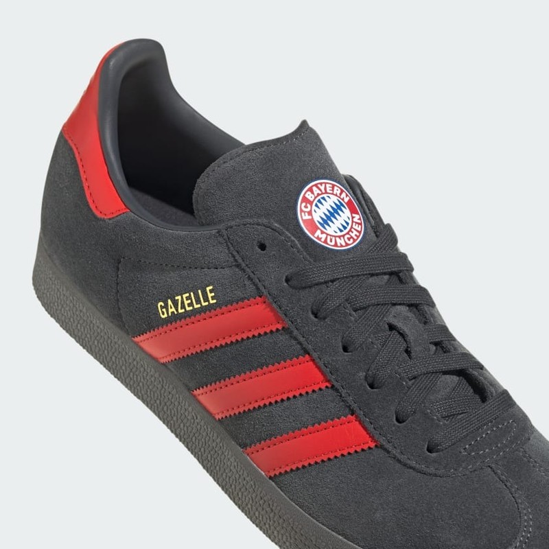 FC Bayern x adidas Gazelle "Grey Red" | IE8501