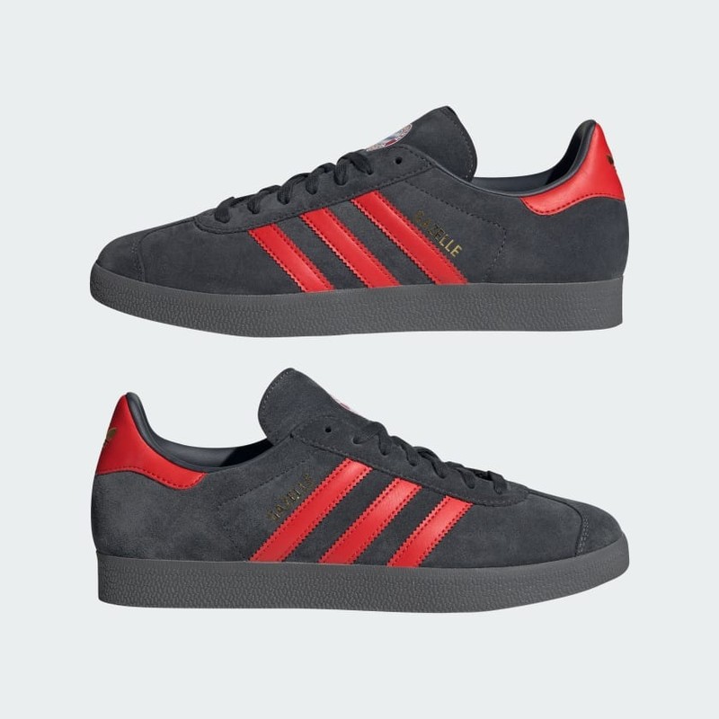FC Bayern x adidas Gazelle "Grey Red" | IE8501