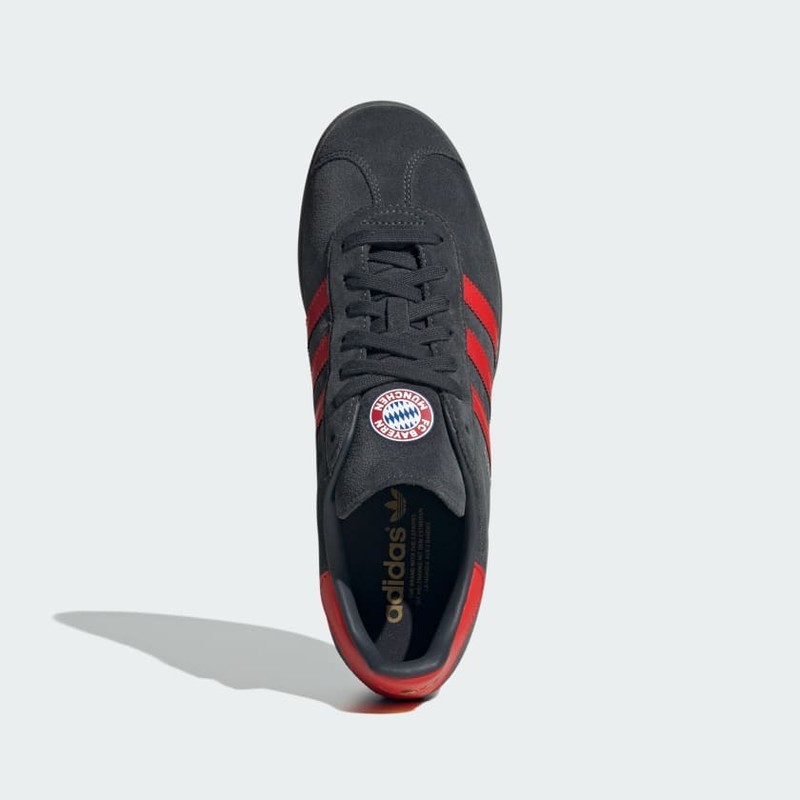 FC Bayern x adidas Gazelle "Grey Red" | IE8501