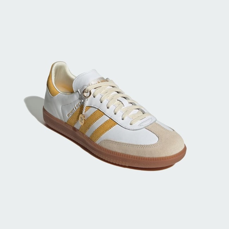 Sporty & Rich x adidas Samba "White Bold Gold" | IF5661