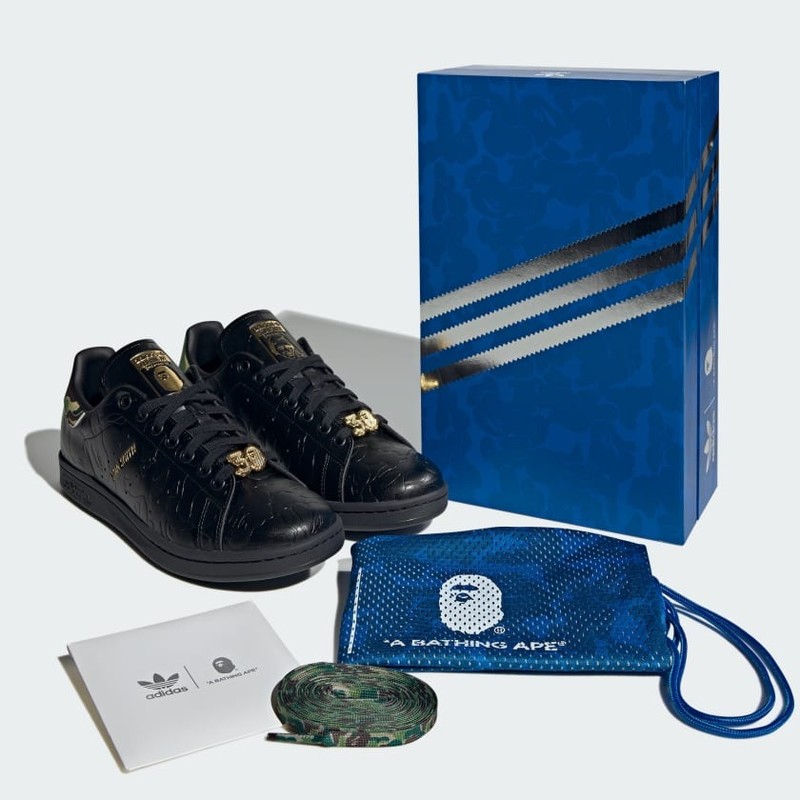 BAPE x adidas Stan Smith "30th Anniversary Black" | IG1116