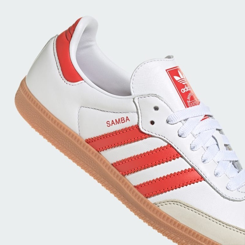 adidas Samba OG "White/Solar Red" | IF6513