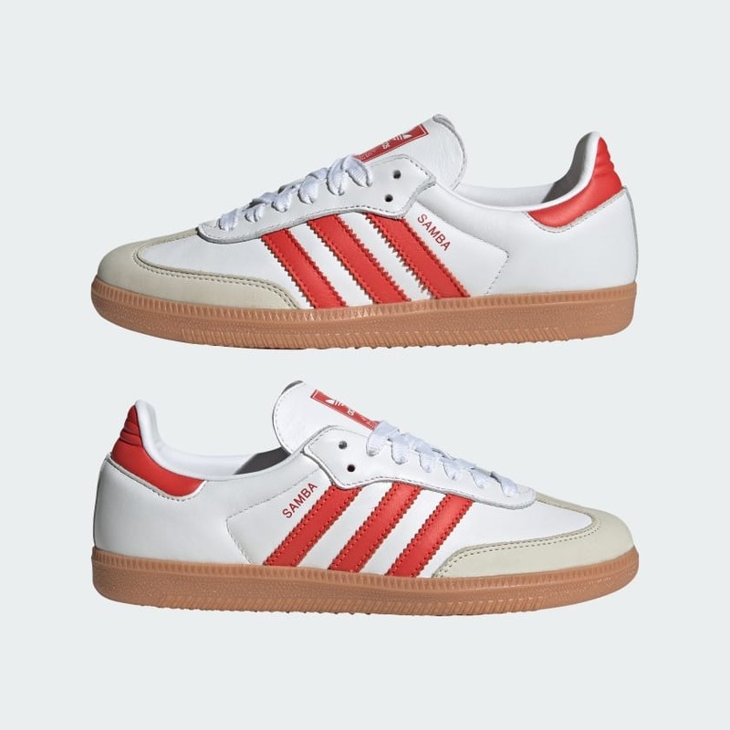 adidas Samba OG "White/Solar Red" | IF6513