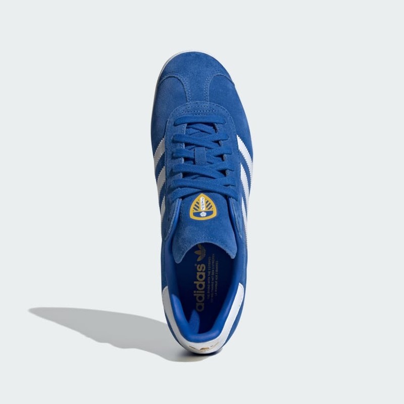 Leeds United x adidas Gazelle "Blue/White" | IE8497