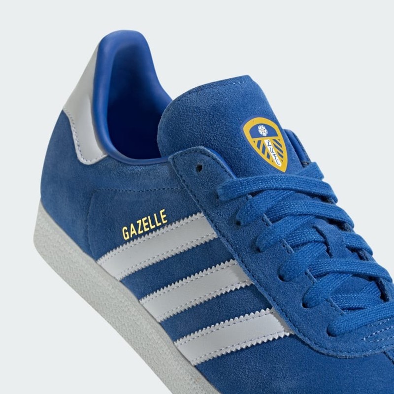 Leeds United x adidas Gazelle "Blue/White" | IE8497