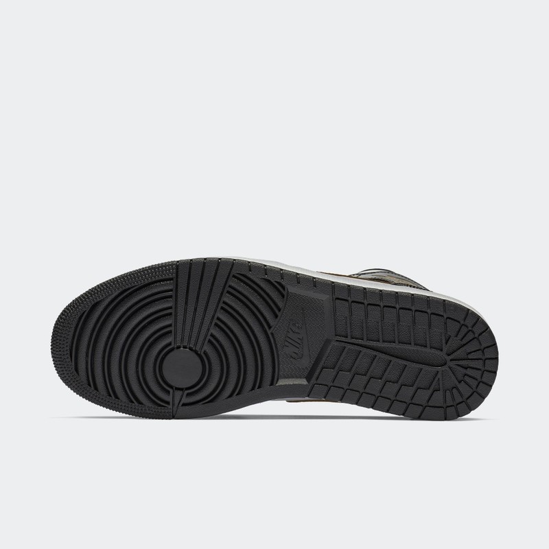 Air Jordan 1 Mid "Patent Black/Gold" | 852542-007