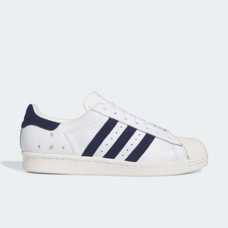 Pop Trading Company x adidas Superstar ADV "White/Navy" | IE3408