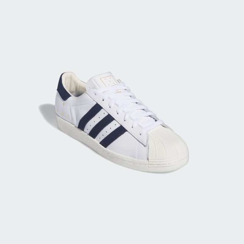Pop Trading Company x adidas Superstar ADV "White/Navy" | IE3408